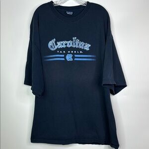 Vintage Champs Carolina Tar Heels Blue Short Sleeve Shirt Size XXL